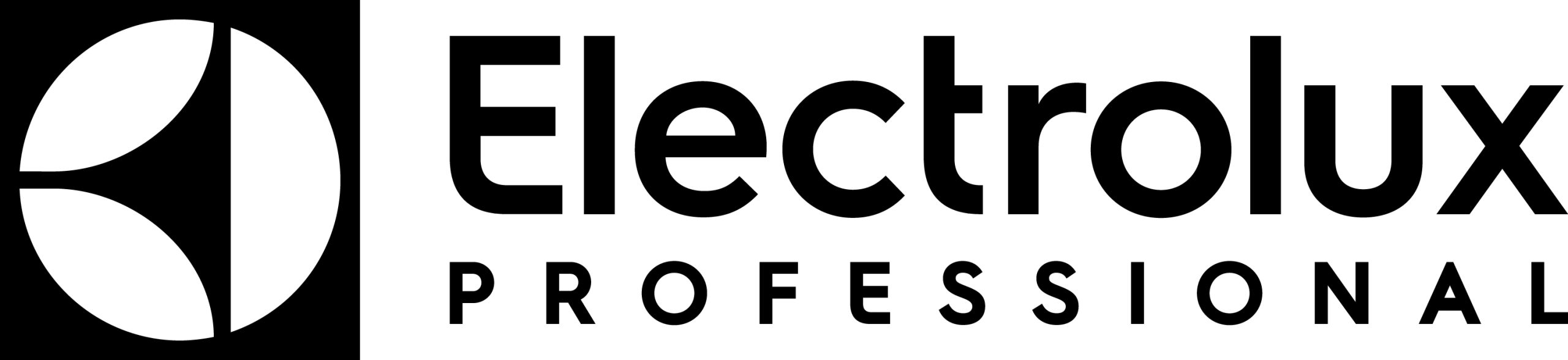 Electrolux Professional Logo Master Black RGB