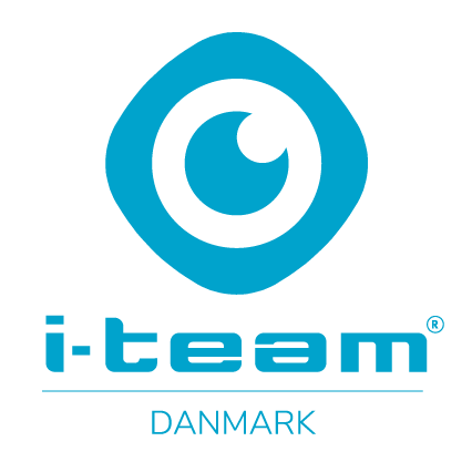 Logo I Team Danmark Blue
